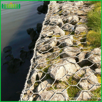 High quality pvc coated hexagonal woven gabion